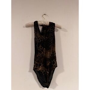 Zara‎ Leopard Bodysuit